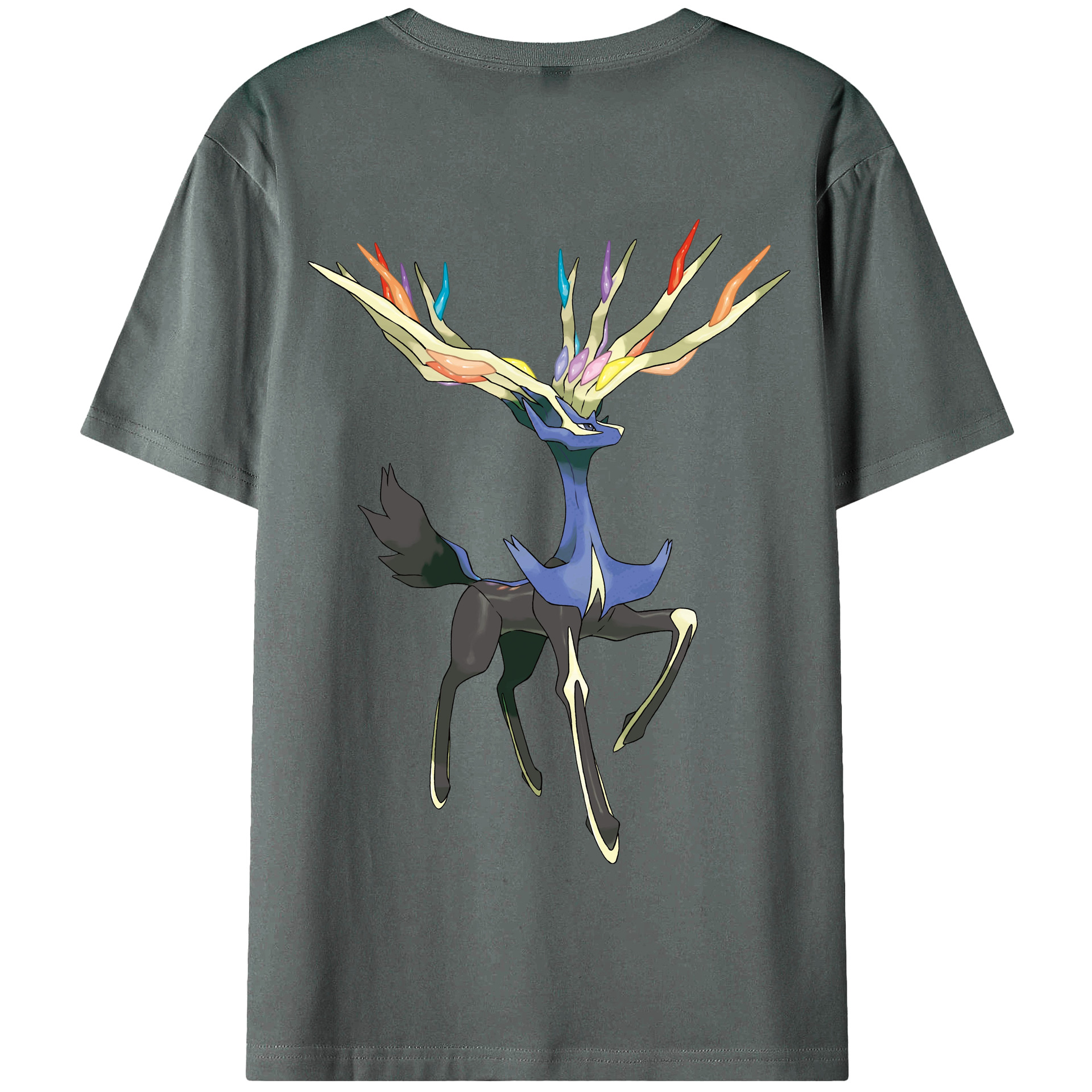 （画像用） ポケットモンスター Pokémon 綿100％半袖Tシャツ（背面プリント）